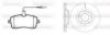 WOKING 810023.00 Brake Set, disc brakes
